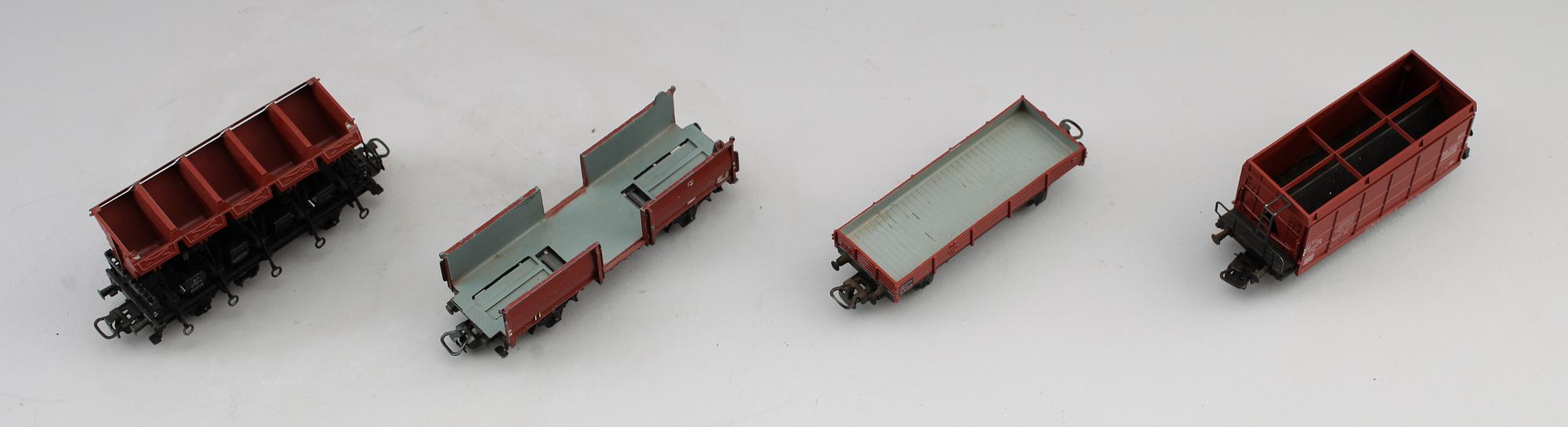 MODELLTÅGSVAGNAR, 20 st, Märklin, Tyskland.