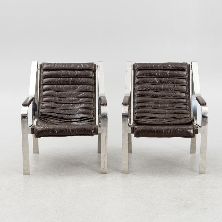A pair of armchairs, Arhaus, second half of the 20th century.