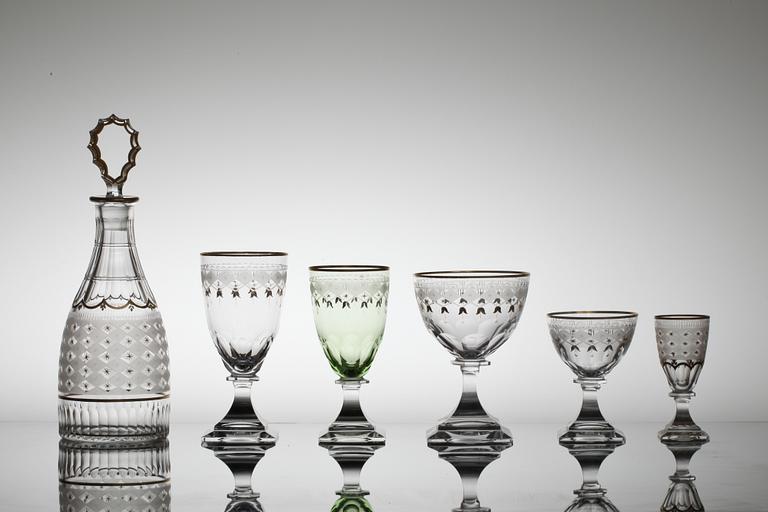 GLASSERVIS, 43 delar, "Junior", Kosta.