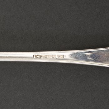 BESTICKSERVIS, 72 delar, silver, olika tillverkare bl a GAB, slutet 1900-tal.