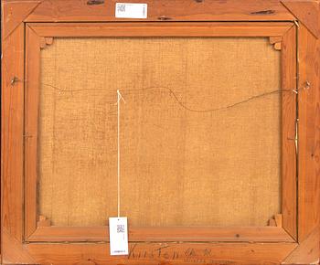 Peder Knudsen, a signed oil on canvas.