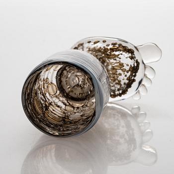 Björn Weckström, a 'Footed glass' goblet signed Björn Weckström Nuutajärvi Notsjö.