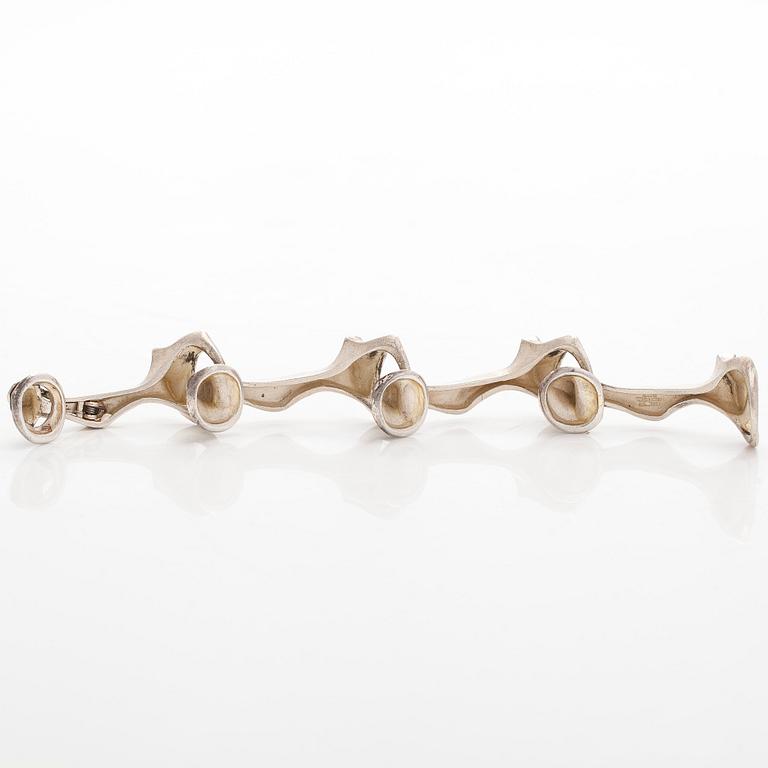 Björn Weckström, armband "Kangs boja", sterlingsilver. Lapponia 1974.