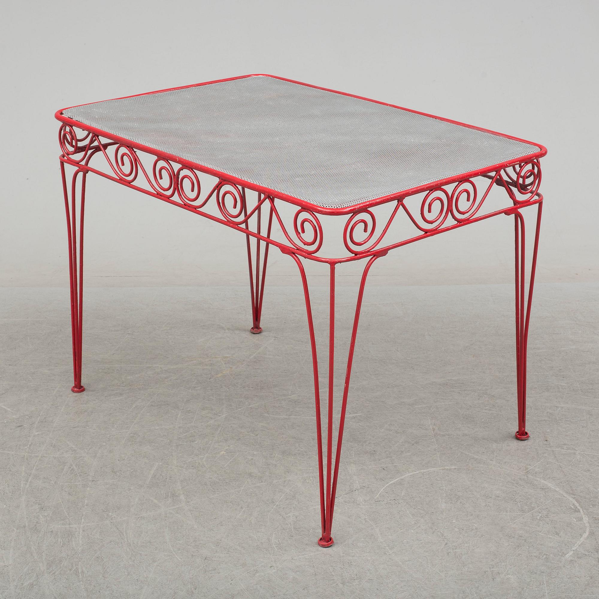 A second half of the 20th century table.