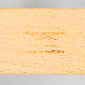 A "Mina" armchair by Bruno Mathsson, Mathsson International, 1995.