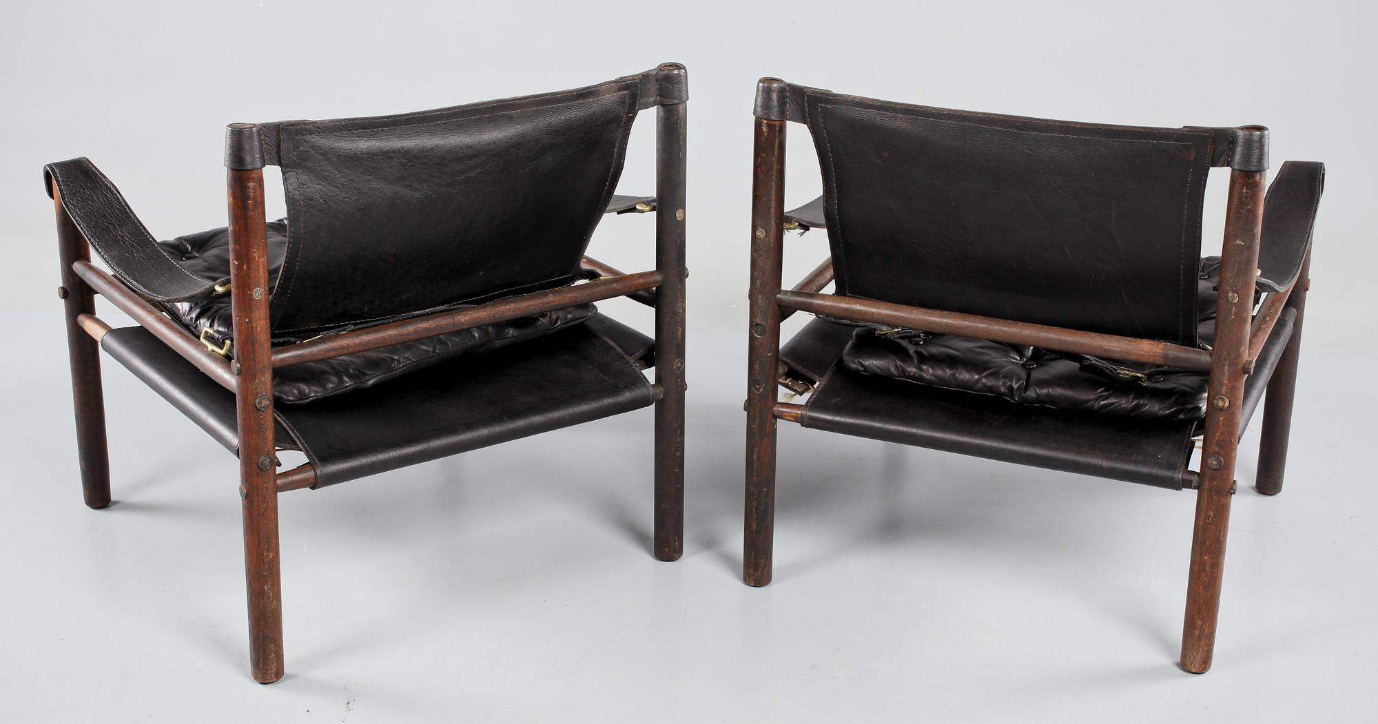 FÅTÖLJER, ett par, "Sirocco", Arne Norell, Norell Möbler AB, 1960/70-tal.