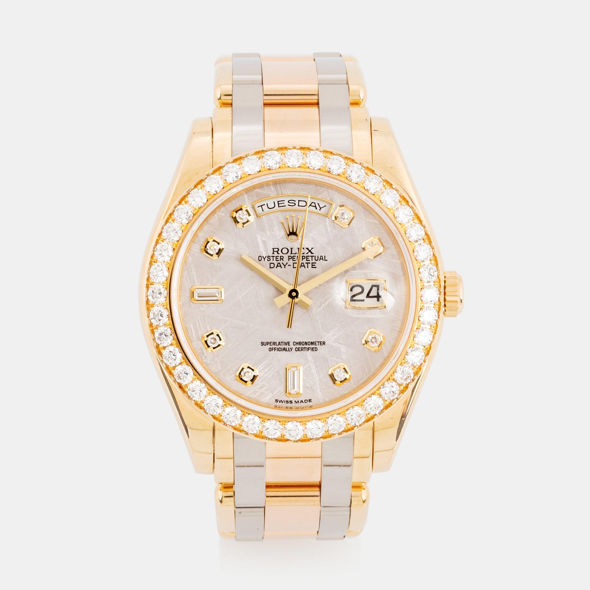 Rolex, Day-Date, "Masterpiece", "Tridor", "Meteorite Dial".