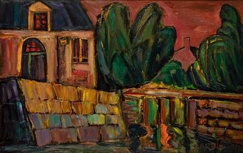 Paavo Sarelli, oil on panel, signed.