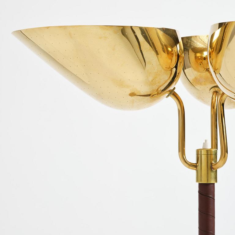 Carl-Axel Acking, a brass floor lamp model "2645", Bröderna Malmströms Metallvarufabrik, Malmö, 1940s-50s.