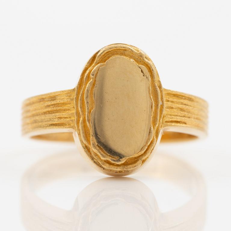 Lapponia, ring 18K guld, Finland 1978.