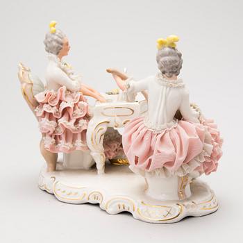 A porcelain figurine from Sandizell Höffner & Co, Germany after 1951.
