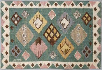 Märta Måås-Fjetterström, a textile, "Knoppen", tapestry weave, ca 33,5-34,5 x 51 cm, signed AB MMF.