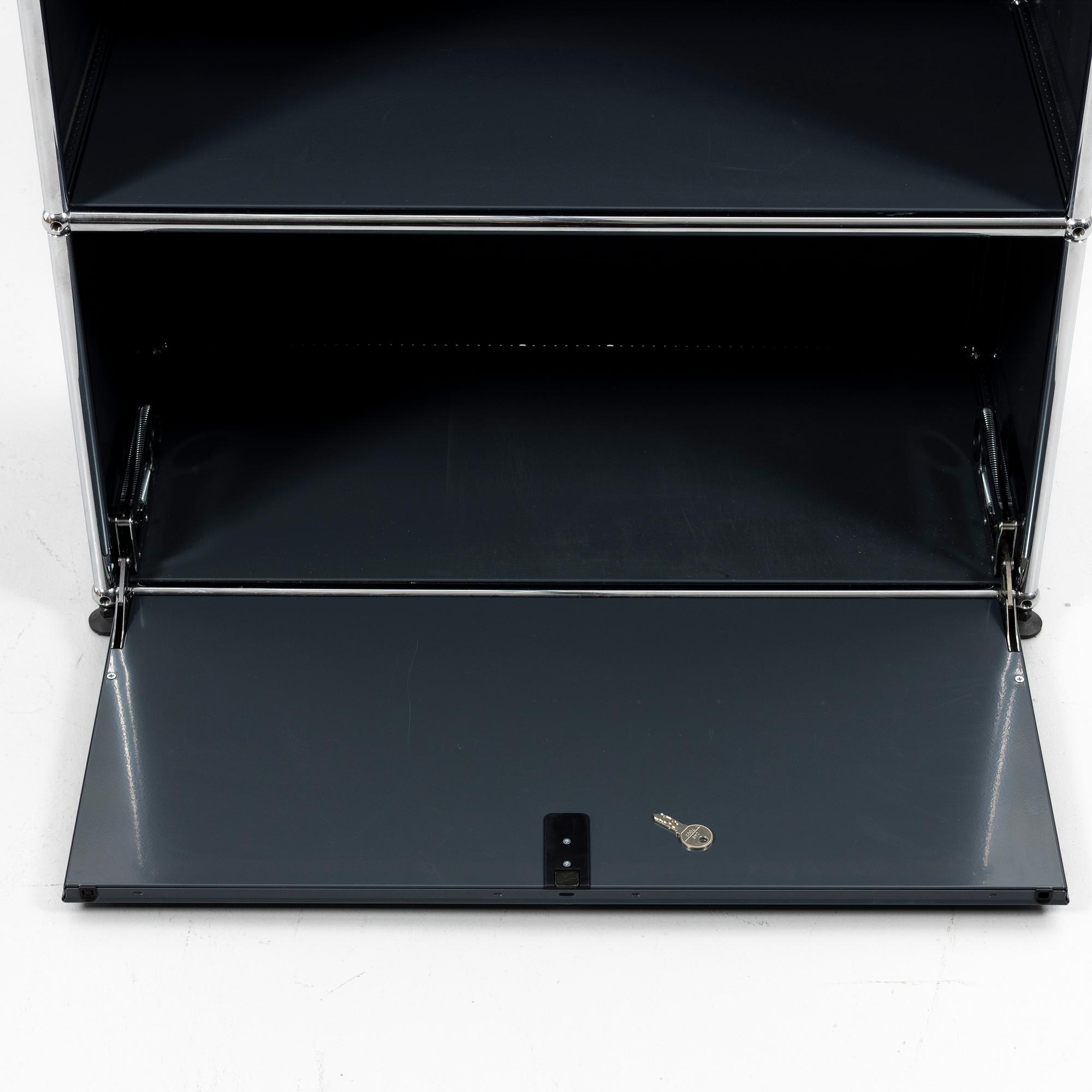 PAUL SCHÄRER & FRITZ HALLER, "USM Haller", sideboard, USM Modular Furniture, 1990s.
