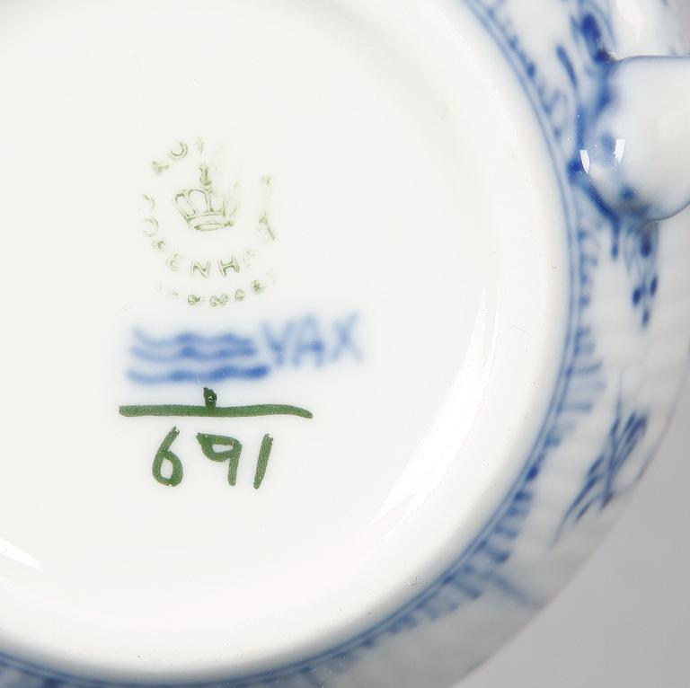 PARTI MUSSELMALET, 7 delar, porslin, Royal Copenhagen.