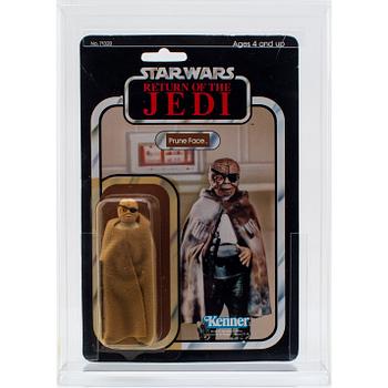 STAR WARS, Prune Face, B-Wing Pilot, Klaatu & AT-AT Commander, ROTJ, Kenner 1983.