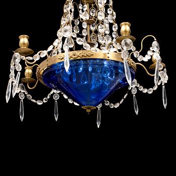 CHANDELIER, gustavian style, mid 20th century.