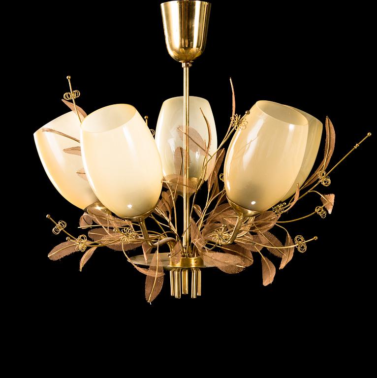 A mid-20th century pendant lamp model 9029/5 for Taito Oy, Finland.