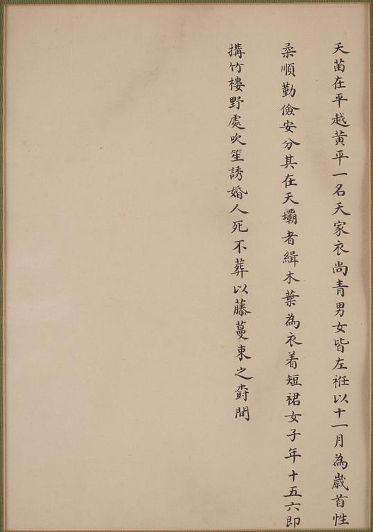 Two Chinese paintings, by unidentified artist, Qing dynasty.