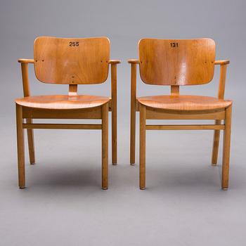 STOLAR, 6 st, "Domus", Ilmari Tapoivaara, Keravan Puuteollisuus, 1950-tal.