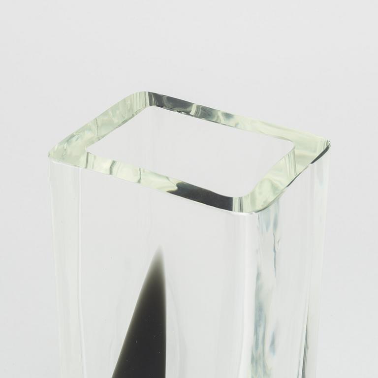 A CENEDESE GLASS VASE, 1970's.