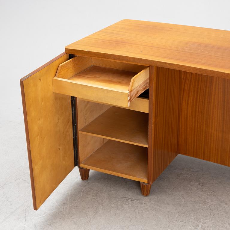 Desk and desk chair, 1930s-40s.