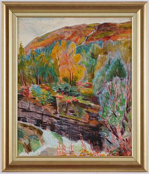 Isaac Grünewald, Autumn Landscape.