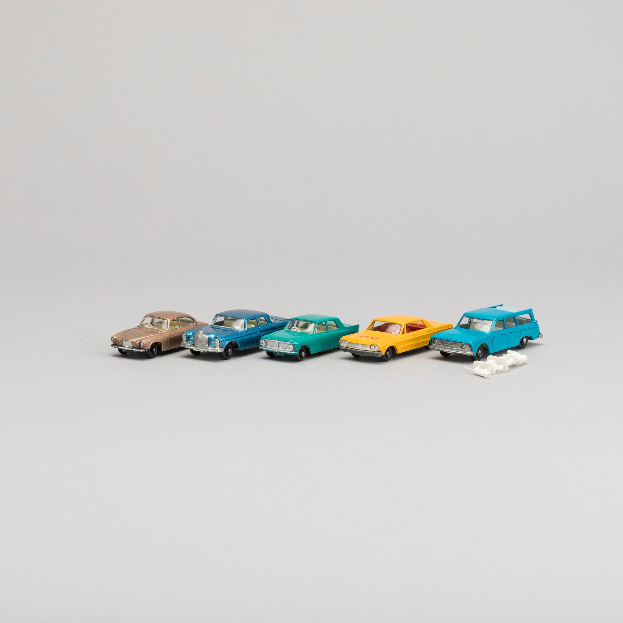 LESNEY MATCHBOX SERIES FIVE CARS.