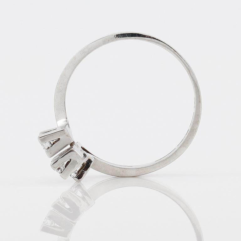 RING, 18K vitguld och diamanter, MGAB, 1973.