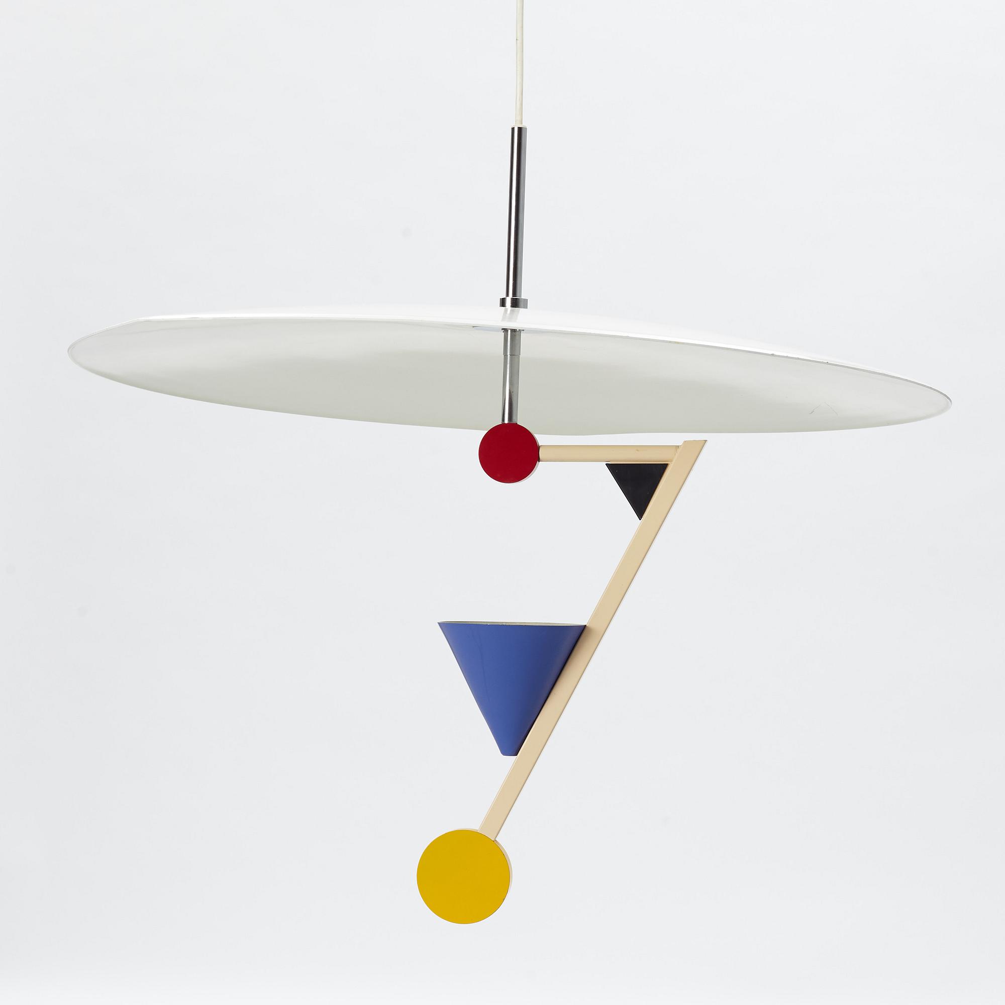 Olle Andersson, a 'Halo There' ceiling light, Boréns, 1980's.