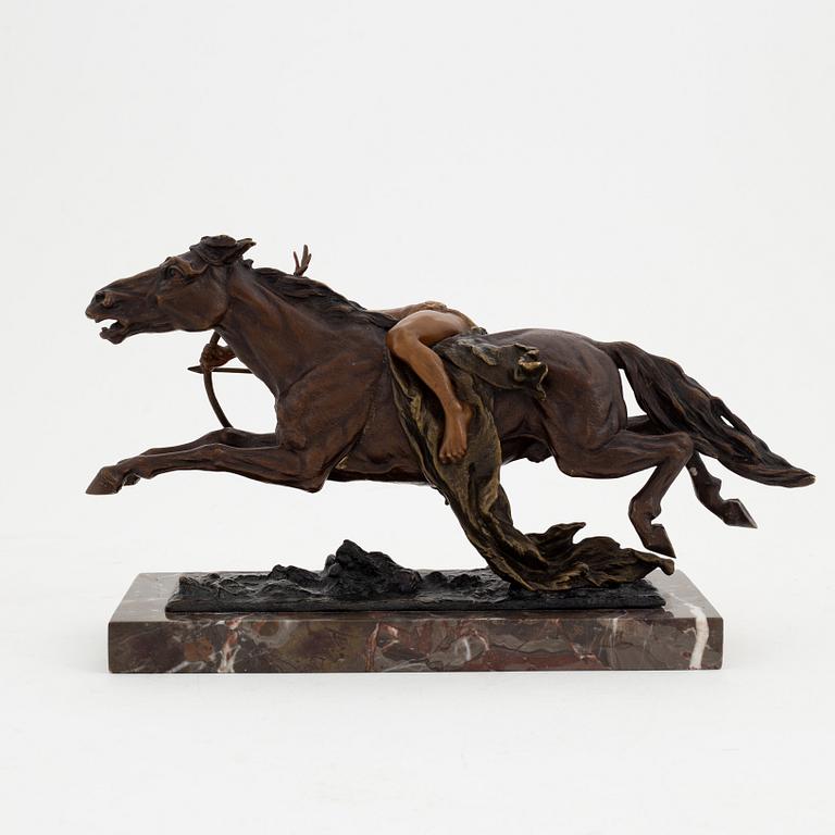 Skulptur, brons, Franz Bergman, Österrike, 1900-talets första hälft.
