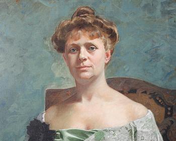 Nils Forsberg d y, Portrait of a lady, reportedly Countess Cassel.