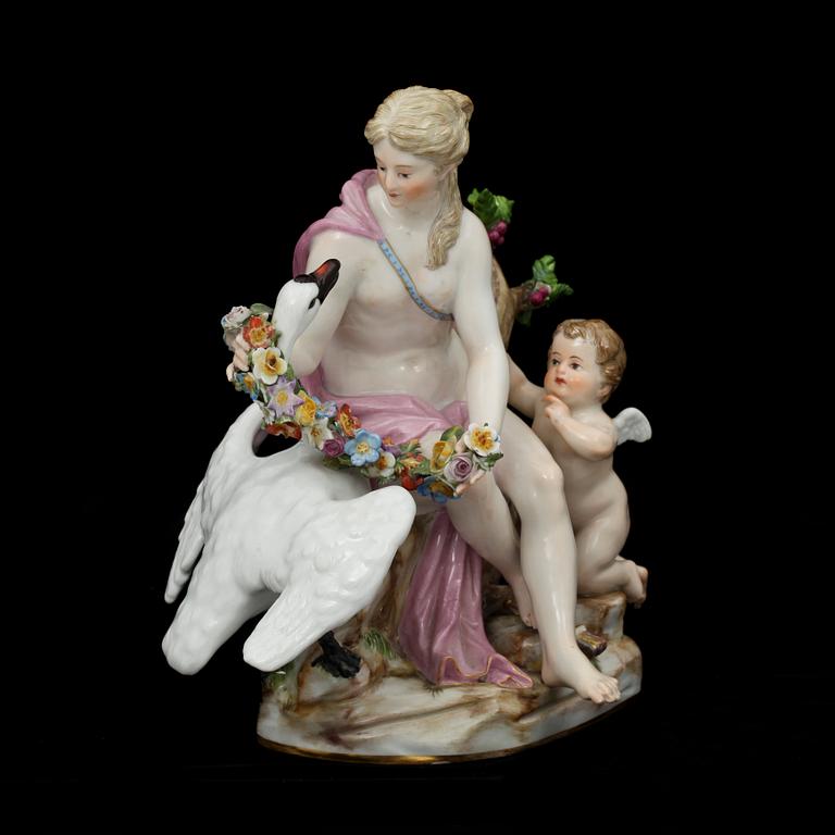 FIGURIN, porslin, Meissen, 1800/1900-tal.