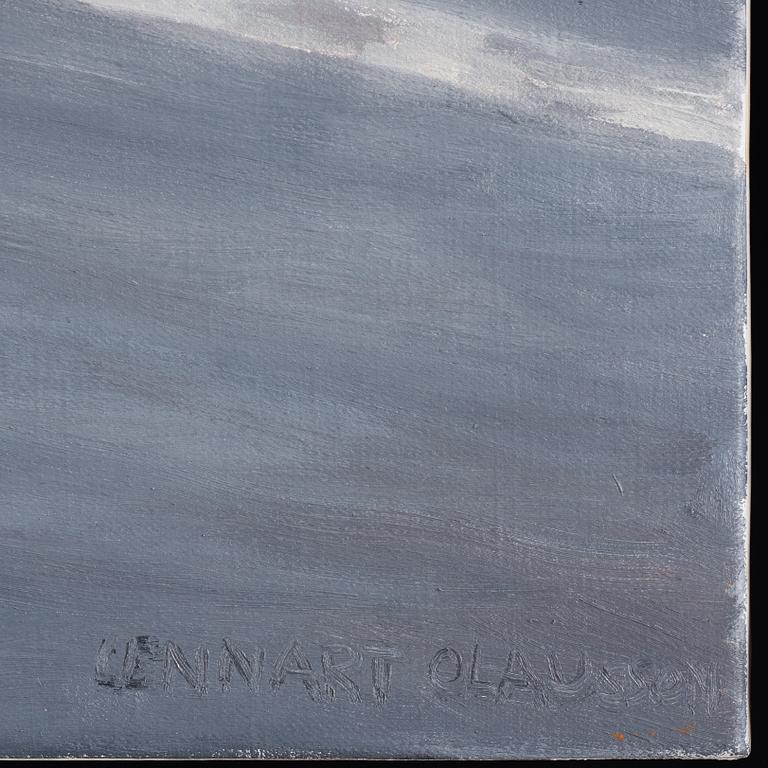 Lennart Olausson, olja på duk, signerad. Daterad mars 2012 a tergo.