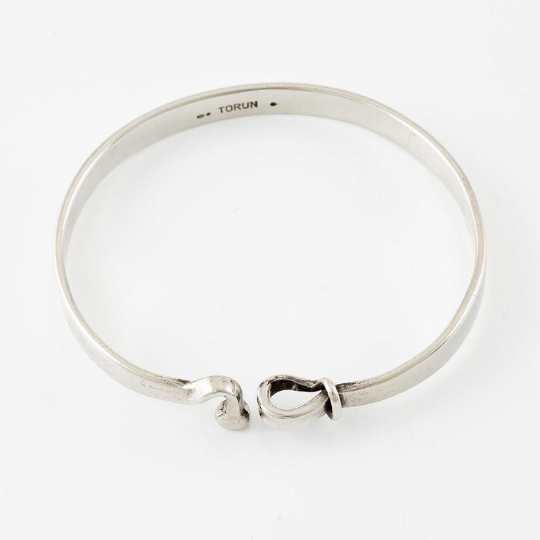 Vivianna Torun Bülow-Hübe, armband, sterlingsilver, Frankrike 1950-tal.