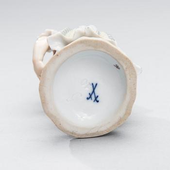 FIGURIN, porslin, Meissen, 1800-tal.