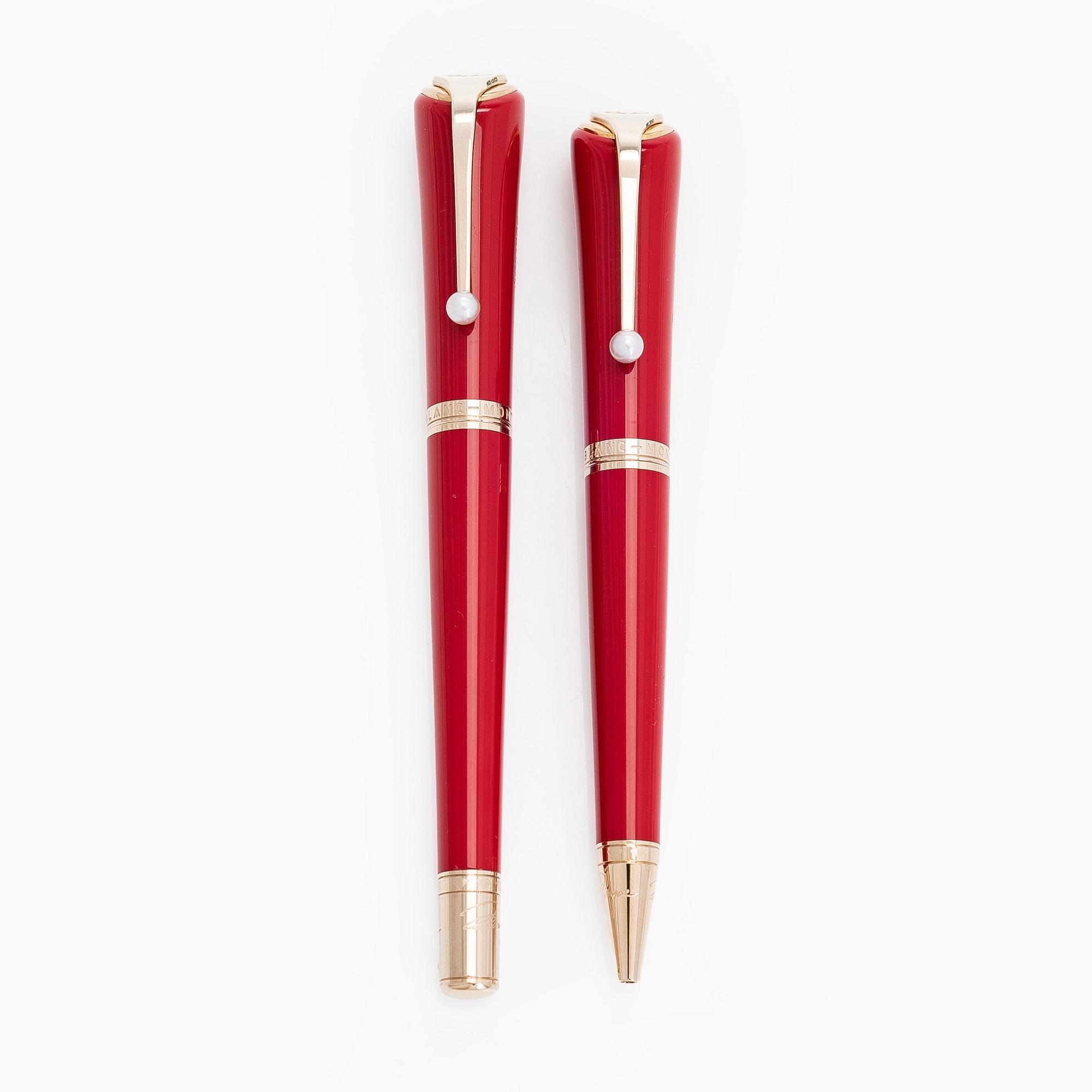 Montblanc, kulspetspennor, 2 st, Special edition "Marilyn Monroe".