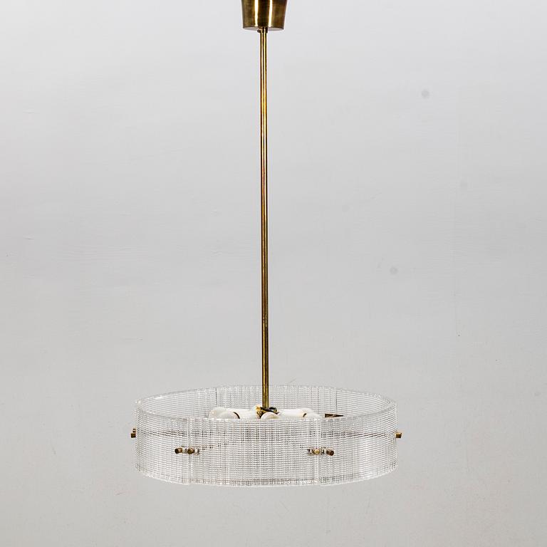 CARL FAGERLUND, Ceiling lamp, Orrefors, second half of the 20th century.