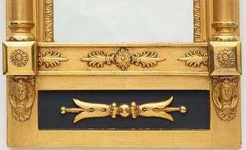 Mirror, Empire style, circa 1900.