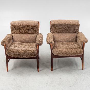 A pair of armchairs, second half of the 20th century.