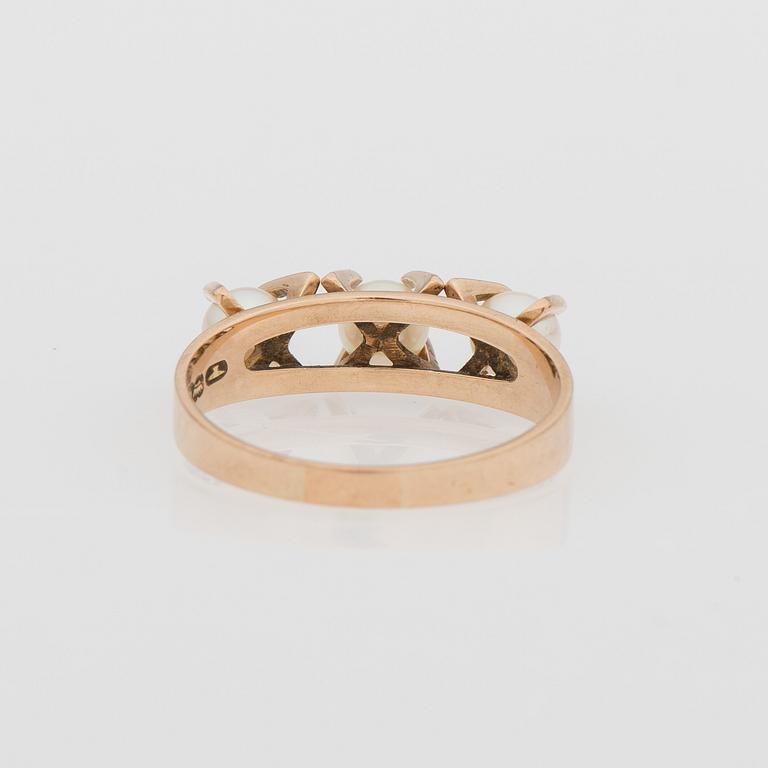 ELIS KAUPPI, RING, 14K guld,, Kupittaan Kulta 1967.