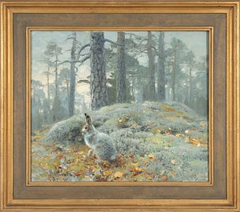 Thure Wallner, oil on canvas, signed.