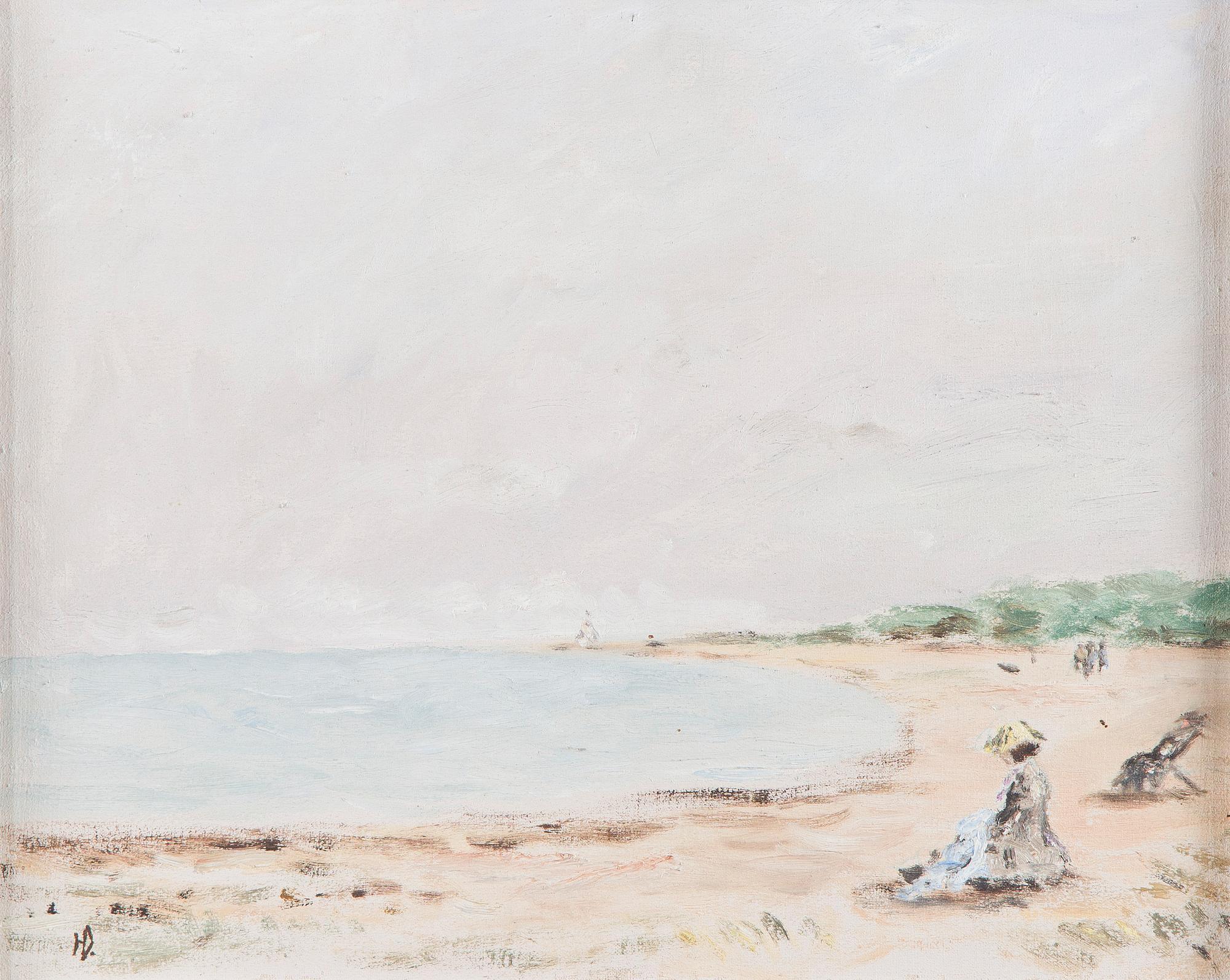Helge Dahlman, Damen på Stranden.