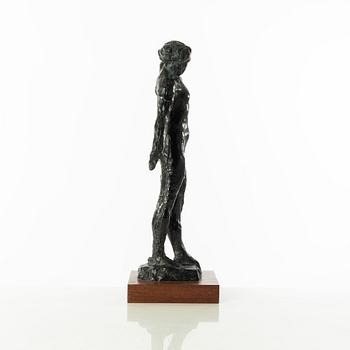 Gudmar Olovson, sculpture. Signed. Numbered. Foundry marl Brons, total height 43 cm, längd 17 cm.