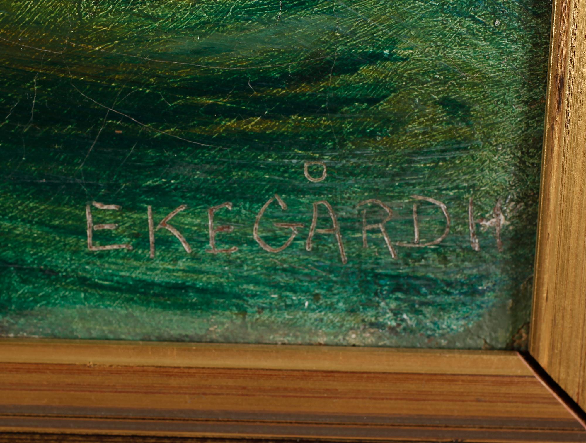 HANS EKEGÅRDH, olja på duk, signerad.