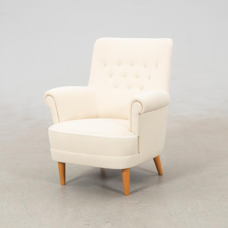 Carl Malmsten, armchair "Hemmakväll", late 20th century.