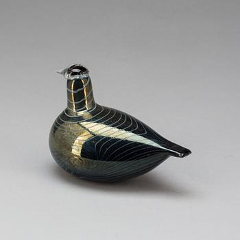 FIGURIN, glas, Oiva Toikka, Nuutajärvi, signerad.