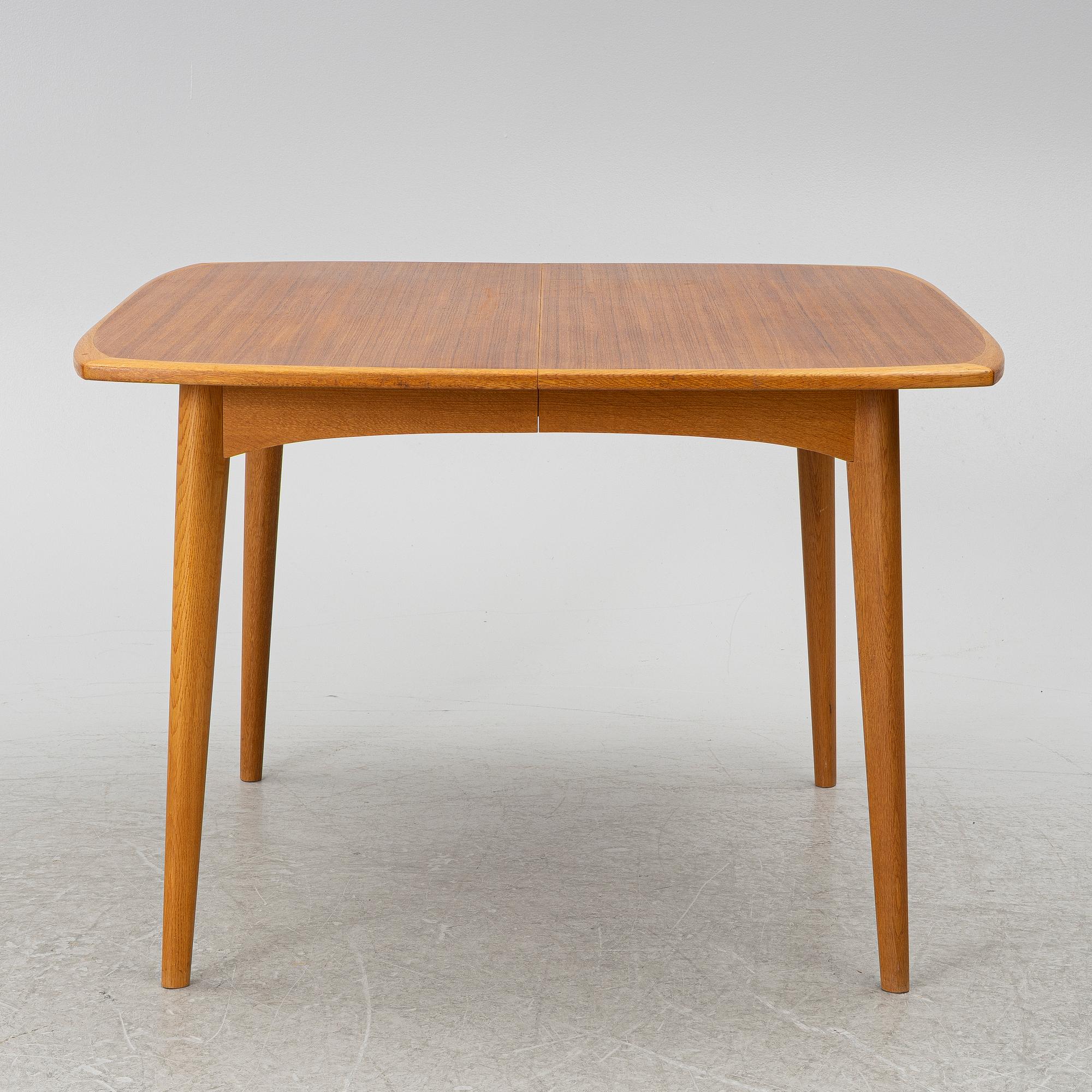 Dining table, Scandinavia, mid-20th century.