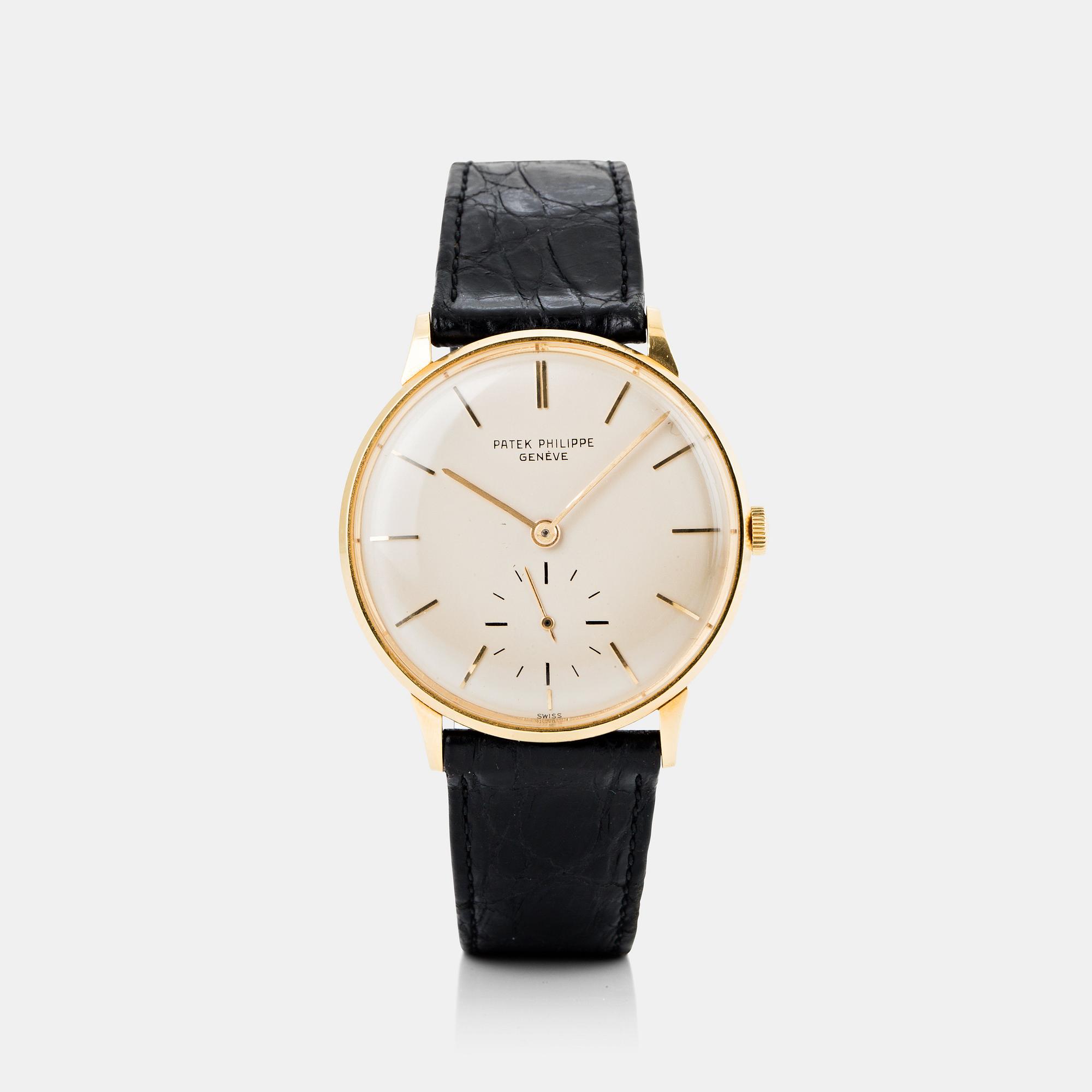 PATEK PHILIPPE, Calatrava, wristwatch, 34 mm.