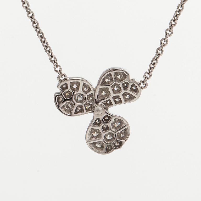 Tiffany & Co, a platinum 'Paper Flowers' necklace with diamonds.