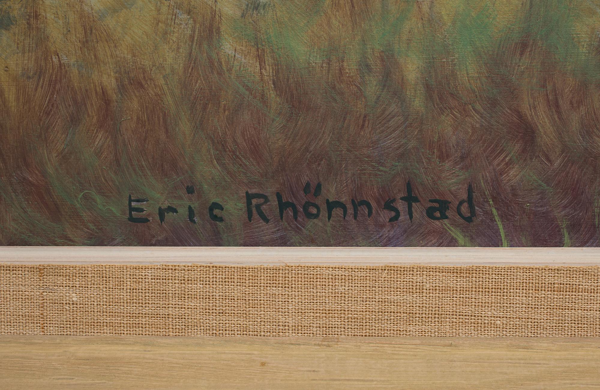 ERIC RHÖNNSTAD, olja på pannå. signerad.